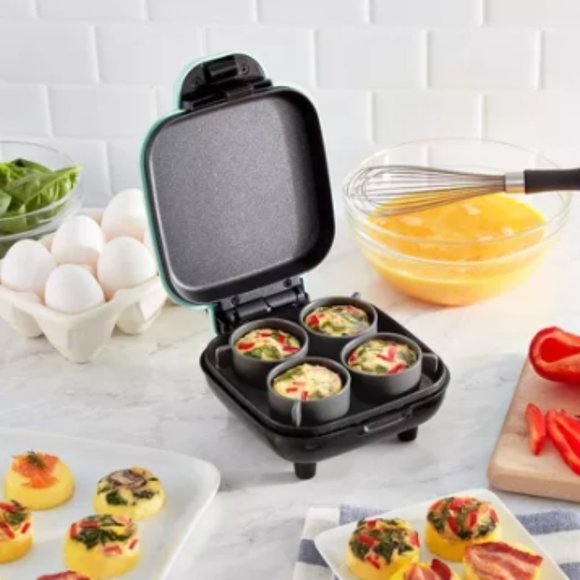 Dash Egg Bite Maker Griddle Aqua - Picture 3 of 7